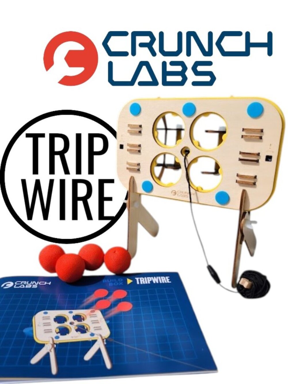 Crunchlabs Trip Wire STEM Toy Craft Kit Science Crunch Labs Mark Rober Crunch La